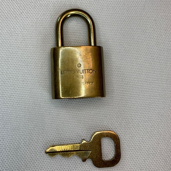 Louis Vuitton Gold Tone Lock and Key Set!  Number 310! - Picture 3 of 5